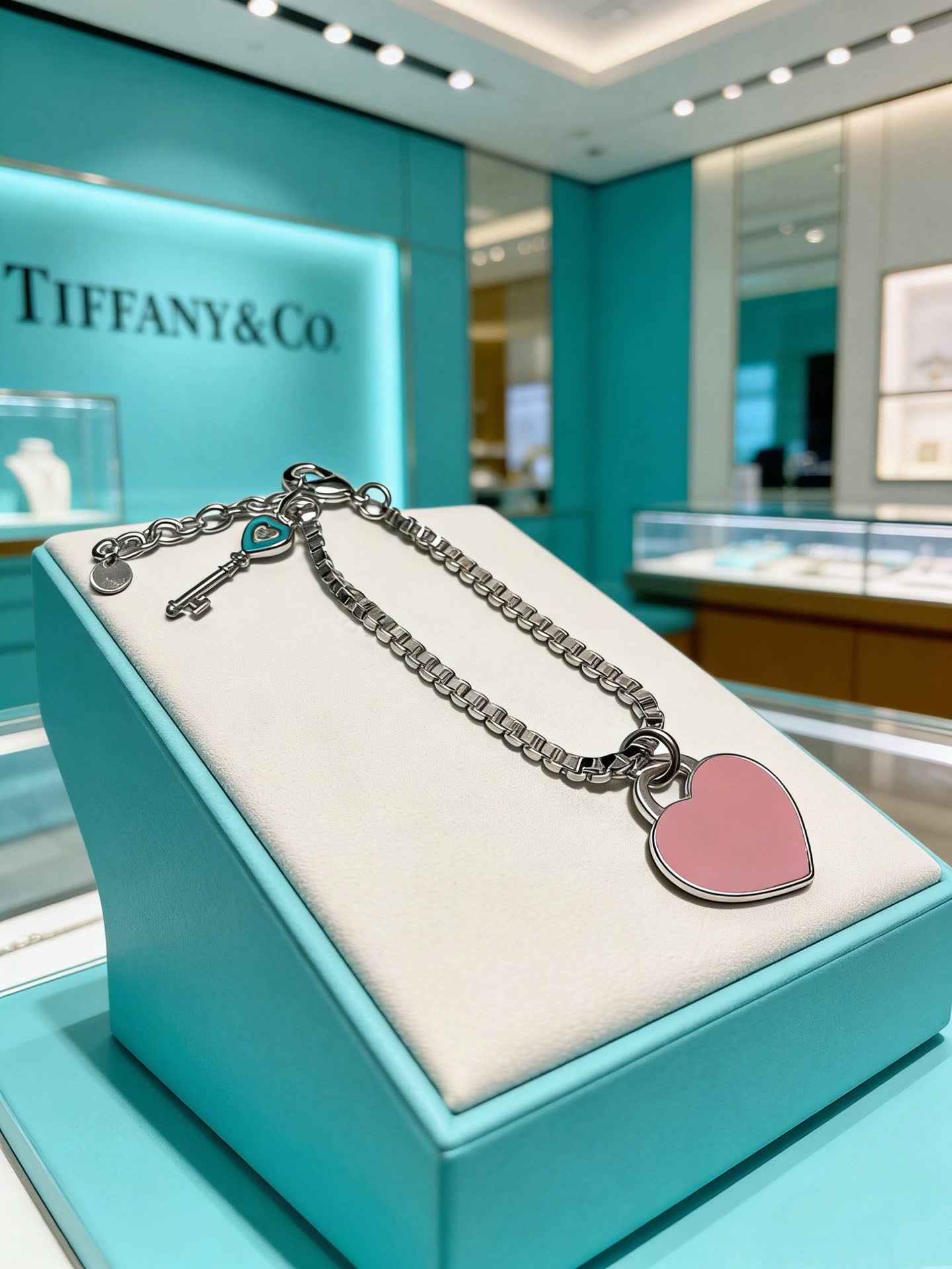 Tiffany & Co. Heart Charm Bracelet